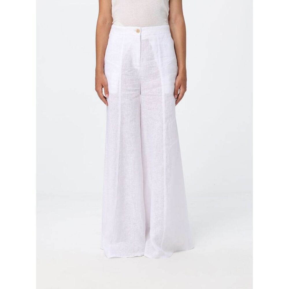 Semicouture Pants Woman White